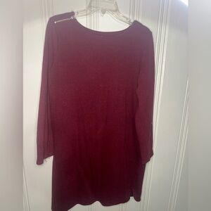 Burgundy Red Dress by Merona - Size Large